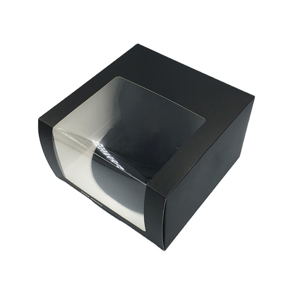 Caja de papel Snapback de sombrero de embalaje de envío impreso personalizado al por mayor con ventana de PVC (10)